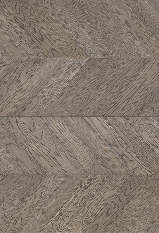 Oak màu trắng UV Lacquer Chevron Engineered Wood Sàn OA006-7